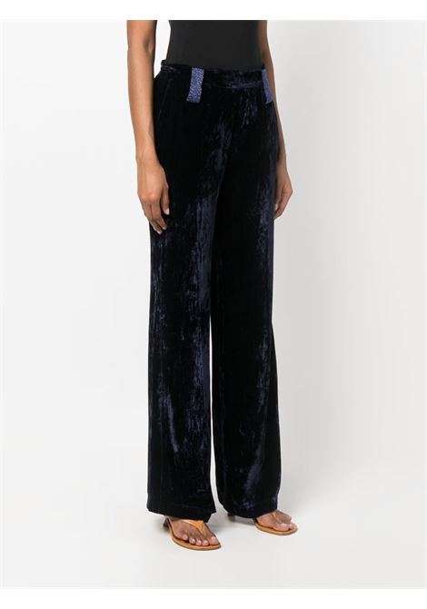 Blue flared trousers - women FORTE FORTE | 106665012